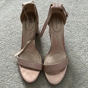 Gold Sparkly Heels